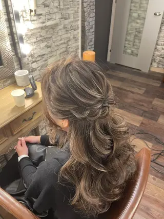 ロング ヘアアレンジ hair make  Lucciのヘアスタイル