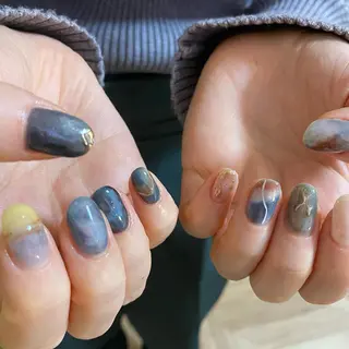 ネイル Amber21.所属・Nagahama Akariのネイルデザイン