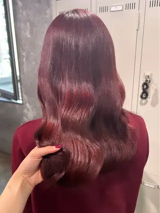 ミディアム IS所属・横浜美容室/透明感 カラー/レイヤーのヘアスタイル