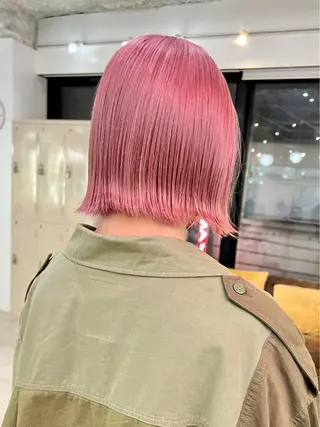 ショート カラー 🍷暖色カラー🍷 HINATAのヘアスタイル