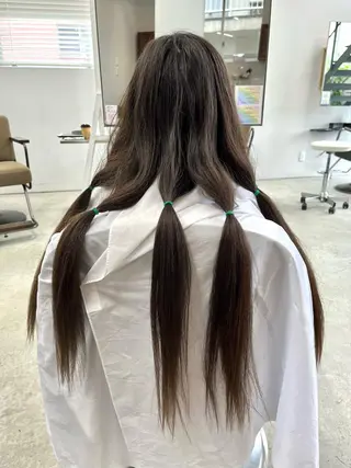 キッズ 山口 モエのヘアスタイル