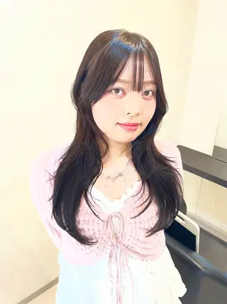 ロング カラー Ammi hair所属・YUI/ ブリーチカラー🌷のヘアスタイル