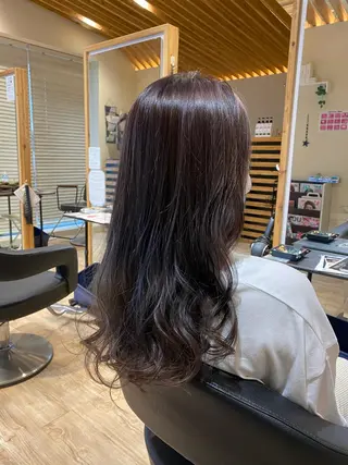 ロング カラー 関口 友行のヘアスタイル