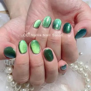 ネイル CC  NaNa ワンホンネイル🌙Nのネイルデザイン