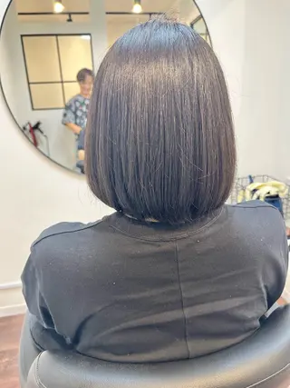 ショート 美容室 @Hairモデル募集のヘアスタイル