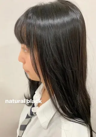 ロング カラー 脱白髪染め美容師 竹内涼乃のヘアスタイル