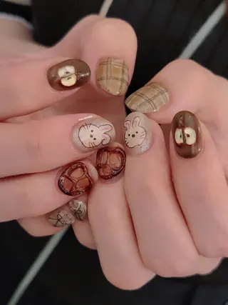 ネイル 3dパーツ/流行り 👧shushu❤️のネイルデザイン