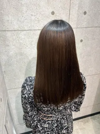 ロング 韓国パーマ 美容師 和田爽良のヘアスタイル