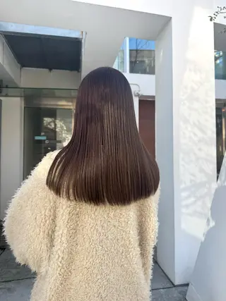 ロング カラー 艶カラー 🤍🫧/makoのヘアスタイル