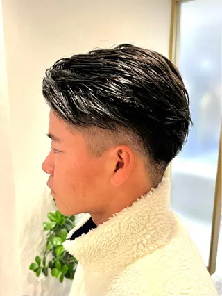 ショート メンズ men’s salon NOA solte. 【メンズサロン ノアソルテ】所属・メンズパーマ職人 加藤 弘貴のヘアスタイル