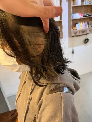 ミディアム カラー AVANCE.西宮北口所属・白髪ぼかし/髪質改善 梅原響輝のヘアスタイル