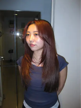 セミロング 今井 香奈恵のヘアスタイル