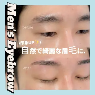 メンズ アイブロウ WHITEEYE堺東 店長/藁粥　明の眉毛・アイブロウイメージ