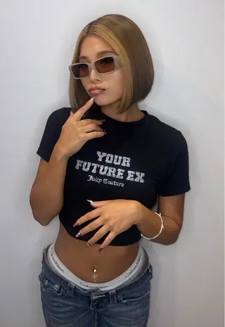 ショート エクステ/ダブル カラー/LISAのヘアスタイル