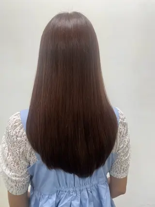 ロング 韓国風骨格カット 艶カラー🩶髙林夏美のヘアスタイル