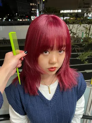 カラー lien【リアン】所属・鵜澤 華乃音のヘアスタイル