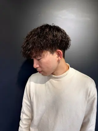 ショート パーマ メンズ 2nd HOUSE所属・2ndHOUSE 松本晃佳のヘアスタイル