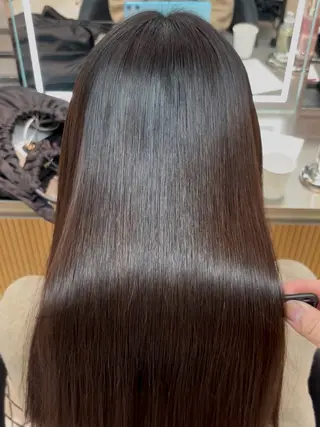 ロング カラー パーマ 【博多髪質改善】 吉村　清志のヘアスタイル