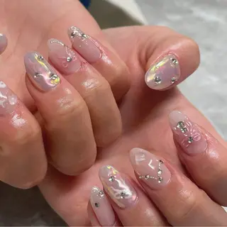 ネイル 【Zina京都駅前】 きぬがわ らむのネイルデザイン