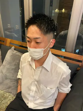 ショート ヘアアレンジ メンズ men'slapis YUTOのヘアスタイル