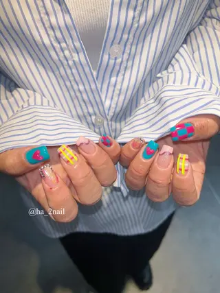 ネイル NAIL and EYELASH ALPHA.所属・ALPHA. 姫繇のネイルデザイン