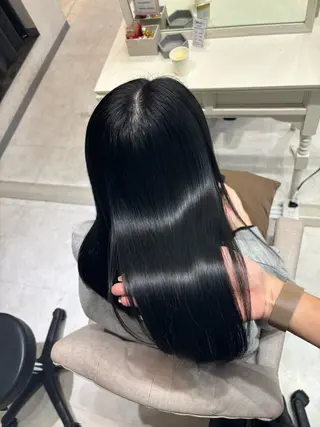 ロング カラー 巻ける縮毛矯正 Sachi🐰のヘアスタイル