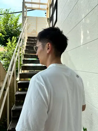 メンズ ルプラボウ／艶カラー ／髪質改善／アサミのヘアスタイル