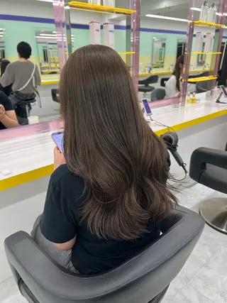 セミロング カラー レイヤー/韓国❣️ 髪質改善/亘紘輝のヘアスタイル