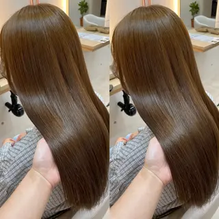 ロング カラー ブリーチ無しダブル カラー🦕まどかのヘアスタイル