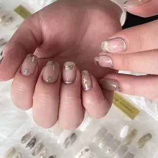 ネイル Ray. ／綺麗目ニュアンスのネイルデザイン