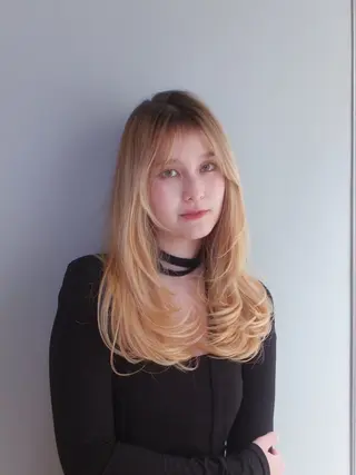 ロング ONDO所属・梅田酸性縮毛矯正/ 韓国ヘア/ユナ🩰のヘアスタイル