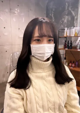 ロング IS所属・横浜美容室/透明感 カラー/レイヤーのヘアスタイル