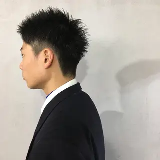 ショート メンズ ボブ/ショート/ 白髪染め/メンズ葛西のヘアスタイル