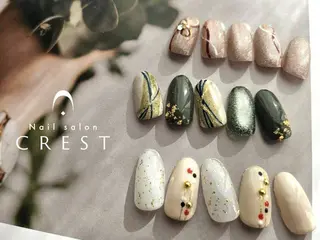 ネイル CREST(天王寺) 廣岡 Hirookaのネイルデザイン