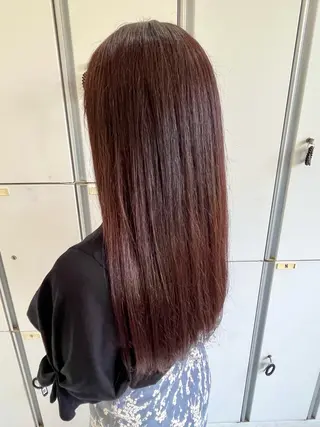 カラー 🫧松尾彩舞樹🫧 アレンジ/艶カラー✨のヘアスタイル