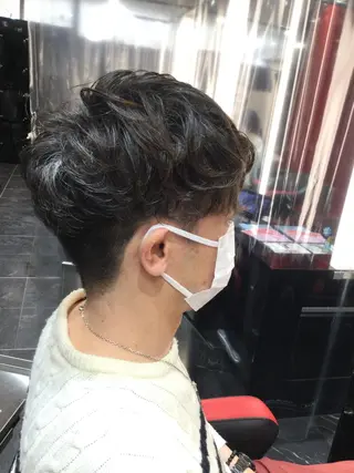 ショート パーマ メンズ Annon プライベートサロンのヘアスタイル