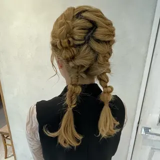 ヘアアレンジ 佐々木 悠莉のヘアスタイル