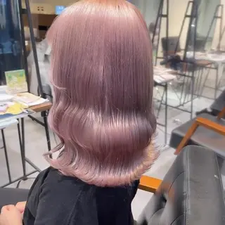 セミロング カラー ヘアアレンジ ･˚✧すずね˚✧* lucia(ルチア)のマツエク・マツパデザイン