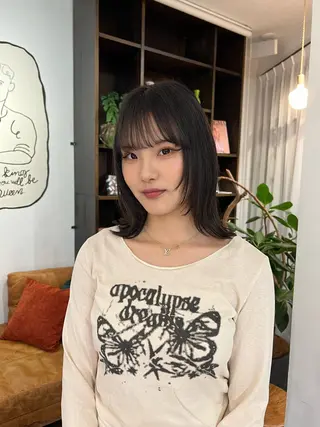 ミディアム カットモデル募集 hiyo🐣🫧のヘアスタイル