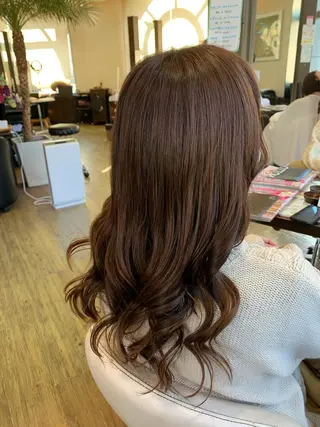 セミロング カラー 中野  淳のヘアスタイル