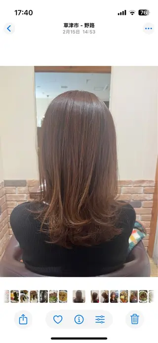 ロング カラー salon C所属・サナダ ヨウコのヘアスタイル