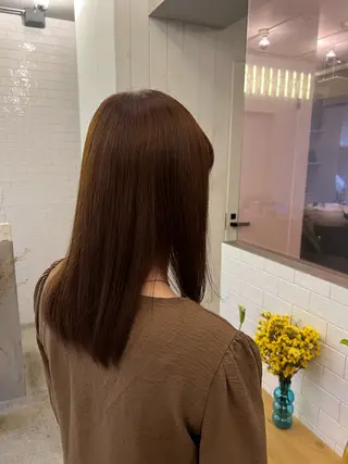セミロング 髙橋 かなこのヘアスタイル