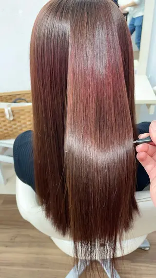 ロング カラー GLOSS♡ ヤマガミコウジのヘアスタイル