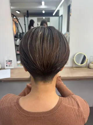 ショート Hair art chiffon 池袋西口店所属・カットモデル募集中 💇🏻　福田彩南のヘアスタイル