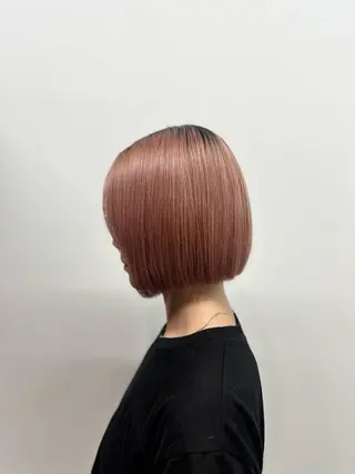 ミディアム 縮毛矯正Rina🩶 銀座のヘアスタイル