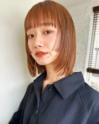 ショート カラー ❤️アヤカ Wカラー ボブ レイヤー❤️のヘアスタイル