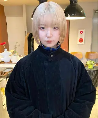 ショート ブリーチ矯正/ ブリーチ特化mikaのヘアスタイル