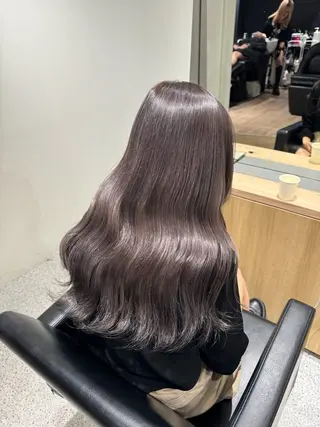 ロング カラー Miyu's所属・juri .のヘアスタイル