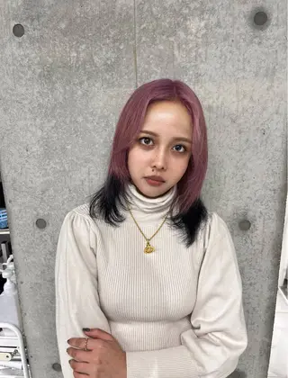 ミディアム カラー ねいるとあいの店キュプレ橘通店所属・harua キュプレ/アイリストのマツエク・マツパデザイン