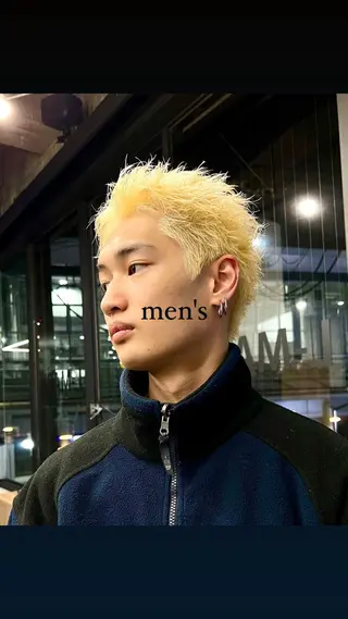 ショート カラー ヘアアレンジ メンズ 💐ナチュラルヘア Kroda💐のヘアスタイル